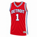 Detroit Basketball Jersey - Red
