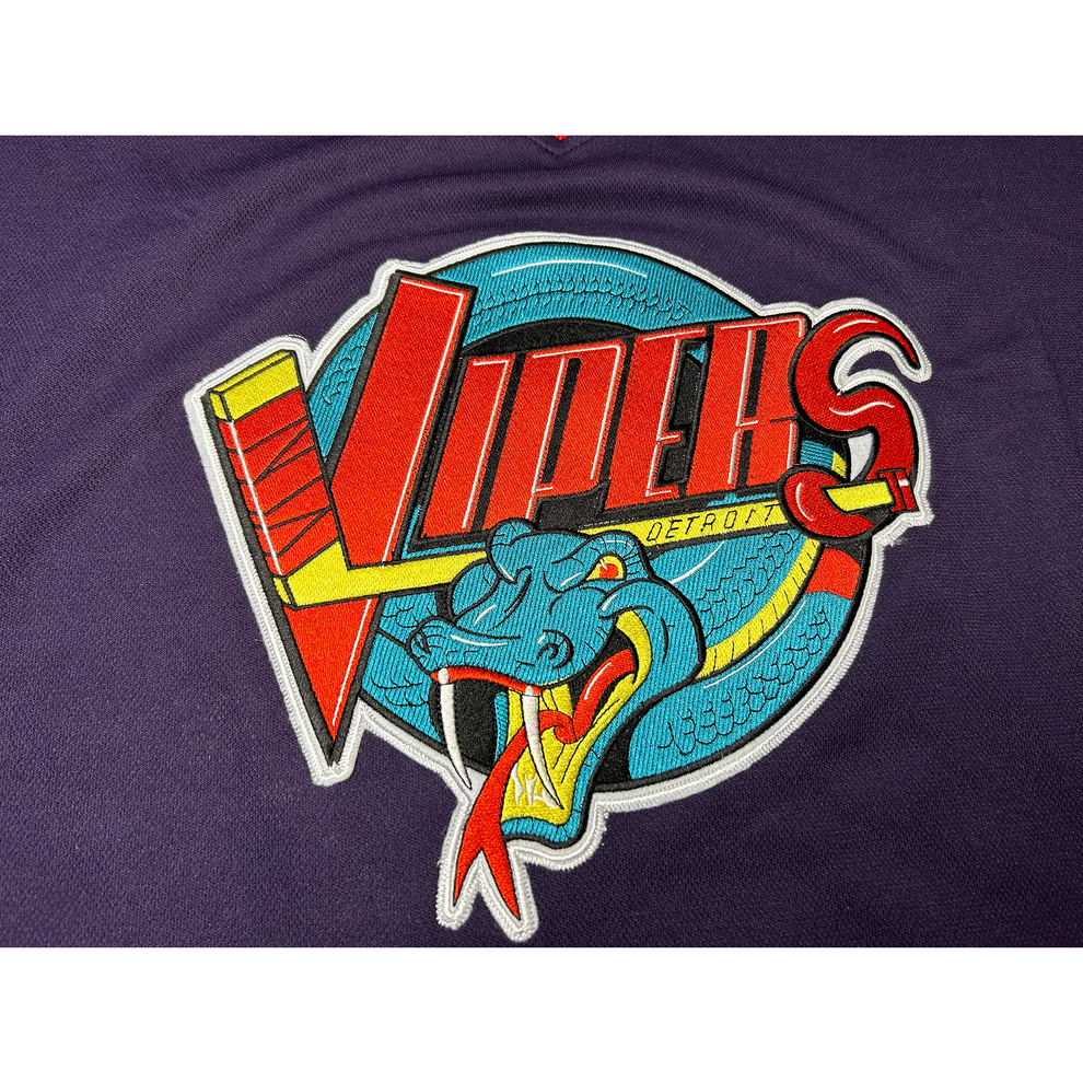 Detroit Vipers Jersey IHL Royal Retros