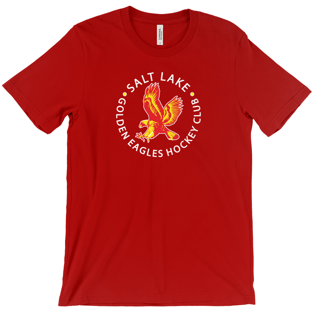 Salt Lake Golden Eagles Hockey Club T-Shirt red Royal Retros