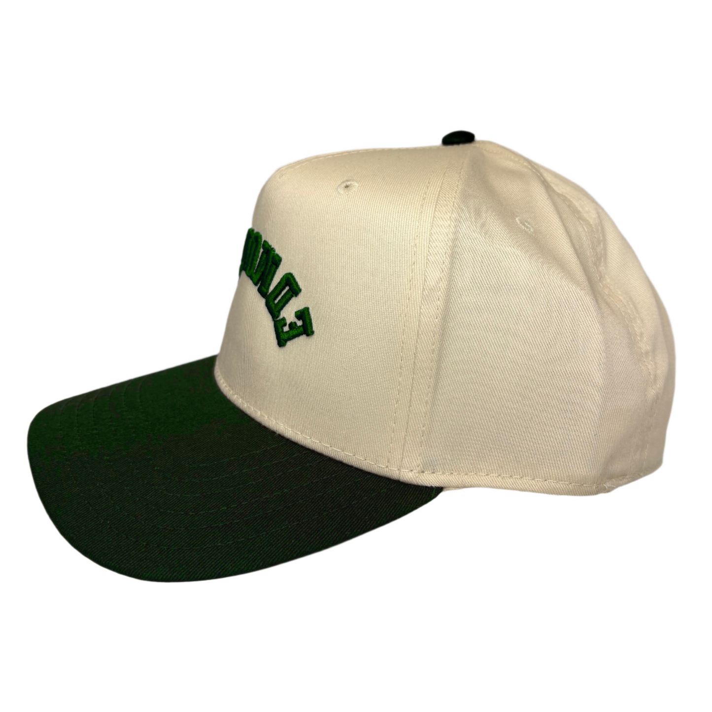 Edmonton Upside Down Baseball Cap - Dark Green/Natural / One Size - Hats