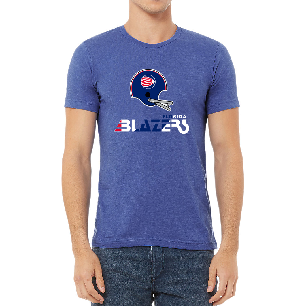 Florida Blazers WFL T-Shirt blue Royal Retros