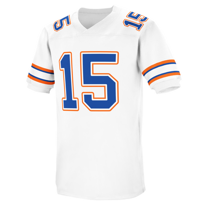 Gainesville Football Jersey - Small / White (Blue Numbers) - Jerseys