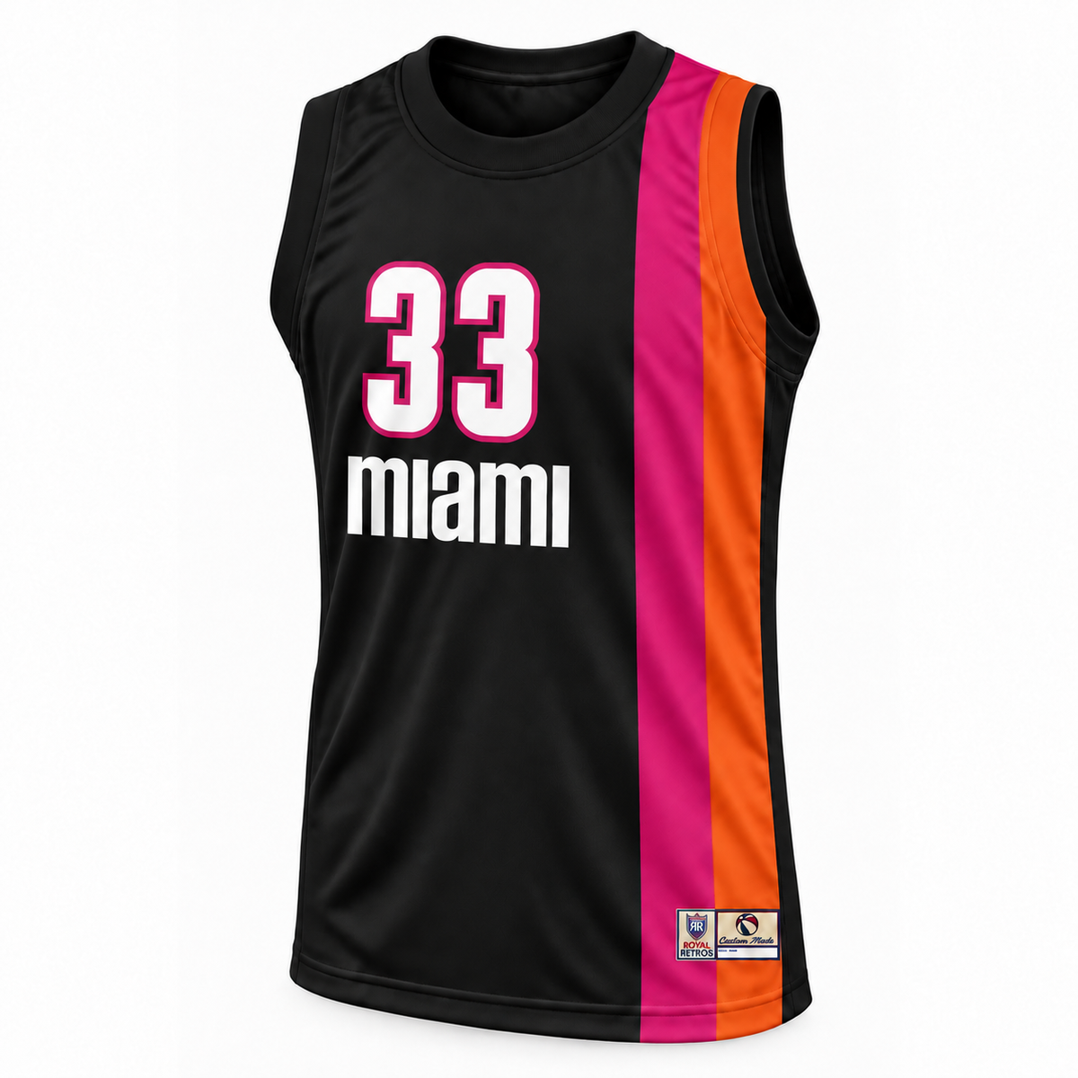 The Floridians Jersey — Black (Miami), front, number 33.