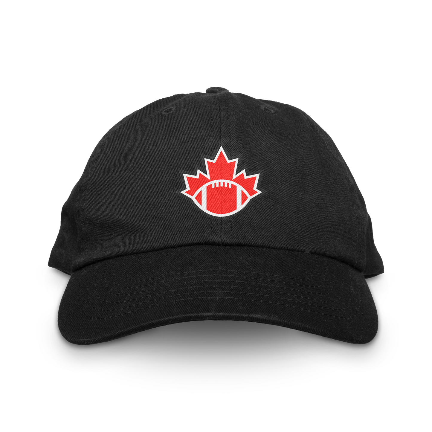 Football Canada Unstructured Hat - Adjustable / Black - Hats