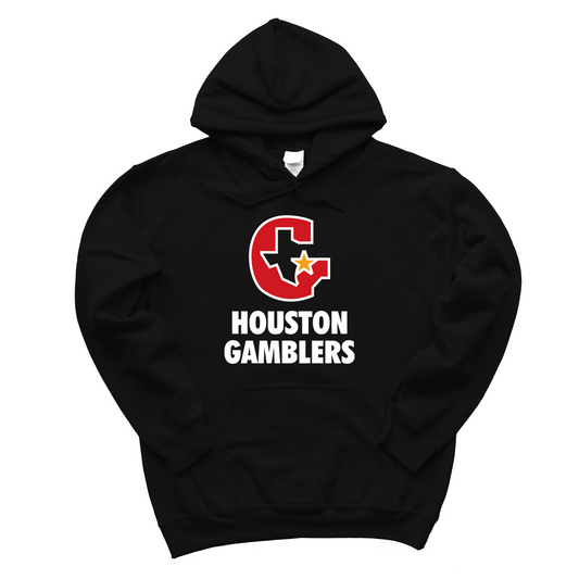 Houston Gamblers Hoodie - Black / S - Sweatshirts