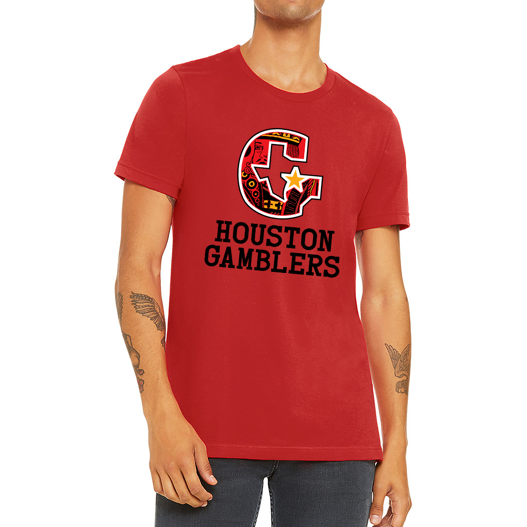 Houston Gamblers Card Remix T-Shirt