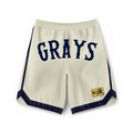 Homestead Grays Shorts - Cream