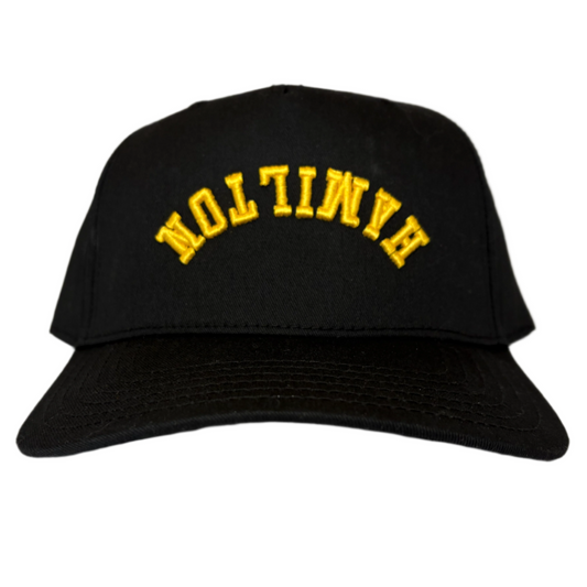 Hamilton Upside Down Baseball Cap - Black / One Size - Hats