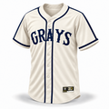 Homestead Grays Custom NLB Jersey - Cream
