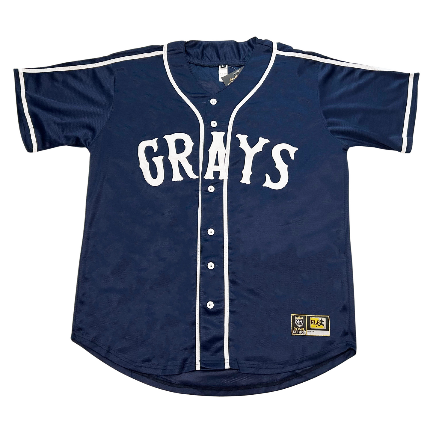 Homestead Grays NLB Remix Jersey Royal Retros blue with white lettering Royal Retros