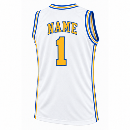 Houston Mavericks white jersey back, number 1