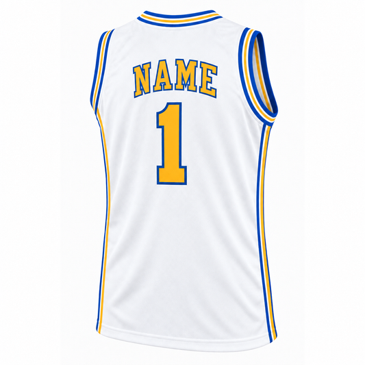 Houston Mavericks white jersey back, number 1