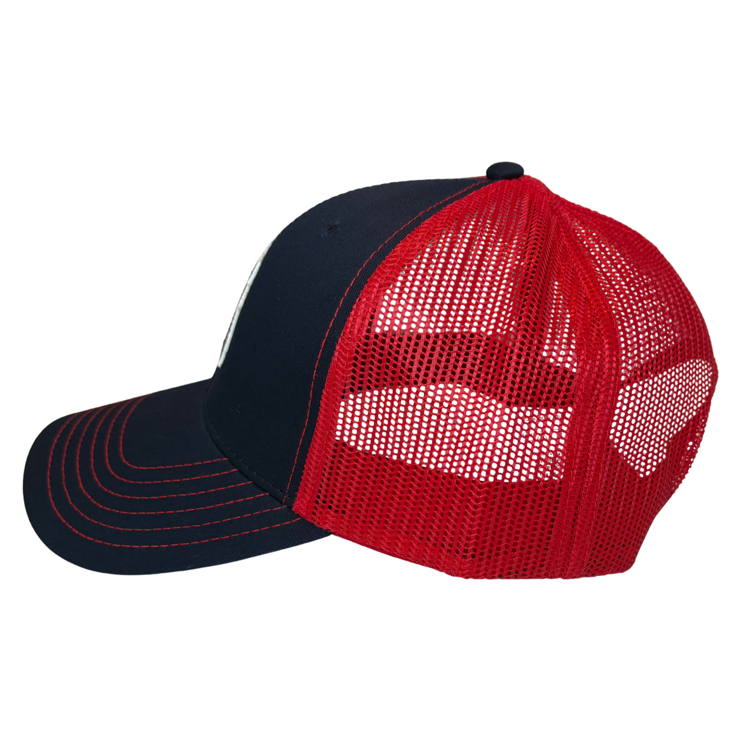 Houston Roughnecks Trucker Hat - Navy/Navy/Red / One Size - Hats
