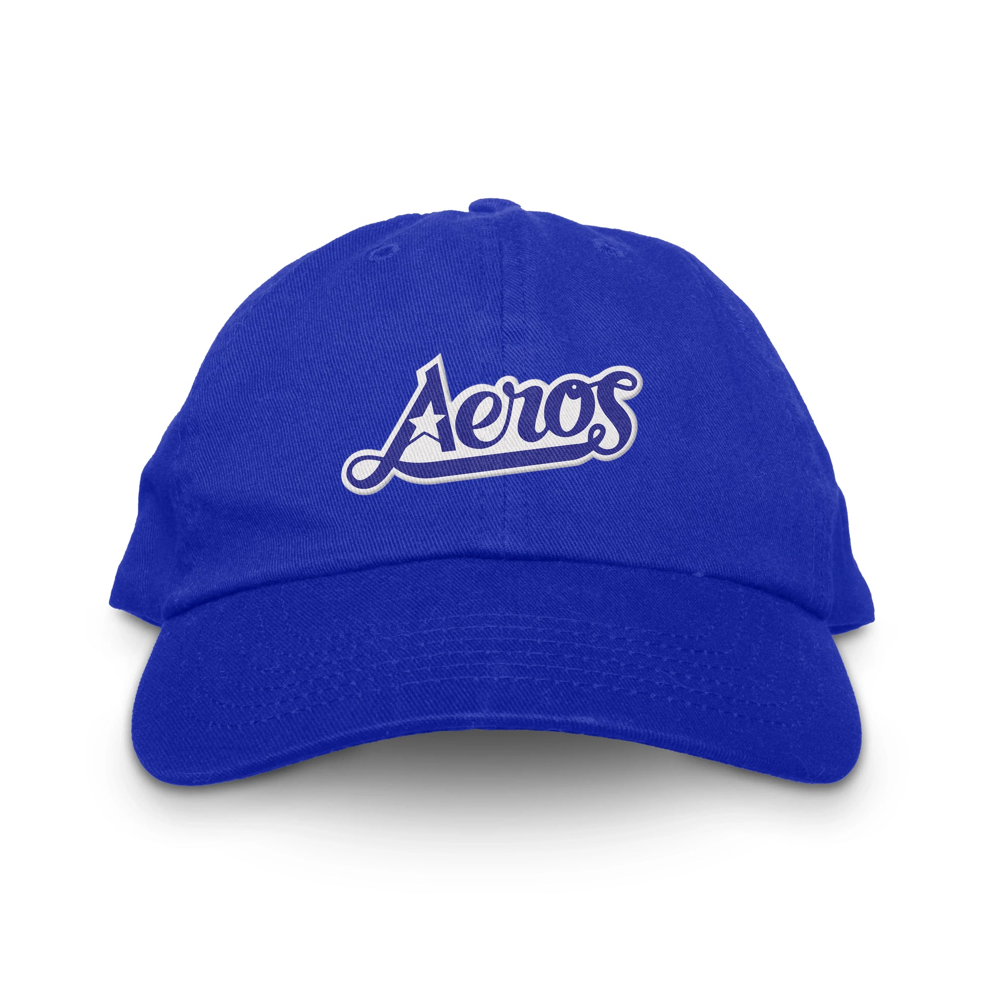 Houston Aeros Unstructured Hat WHA Royal Retros