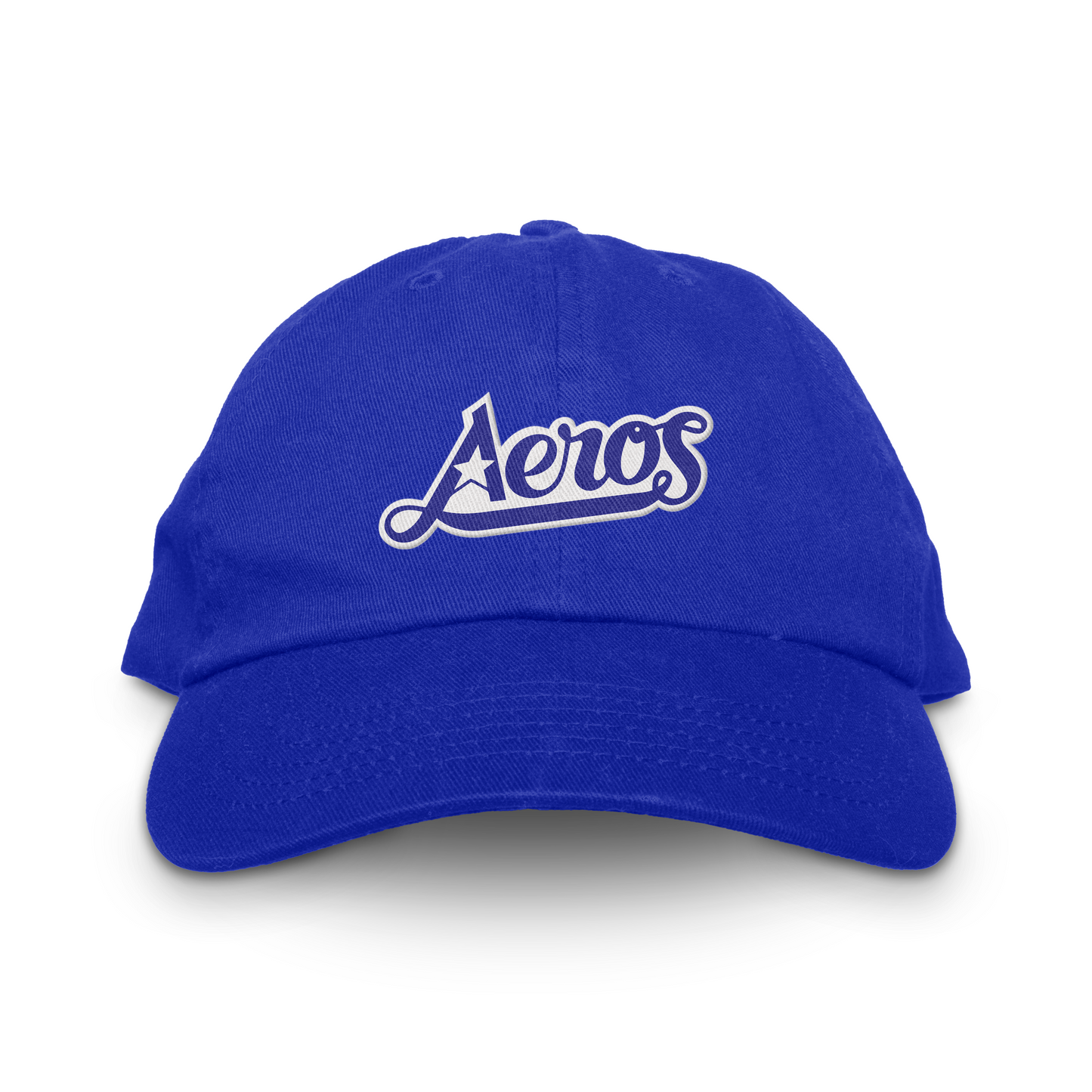 Houston Aeros Unstructured Hat  royal blue Royal Retros