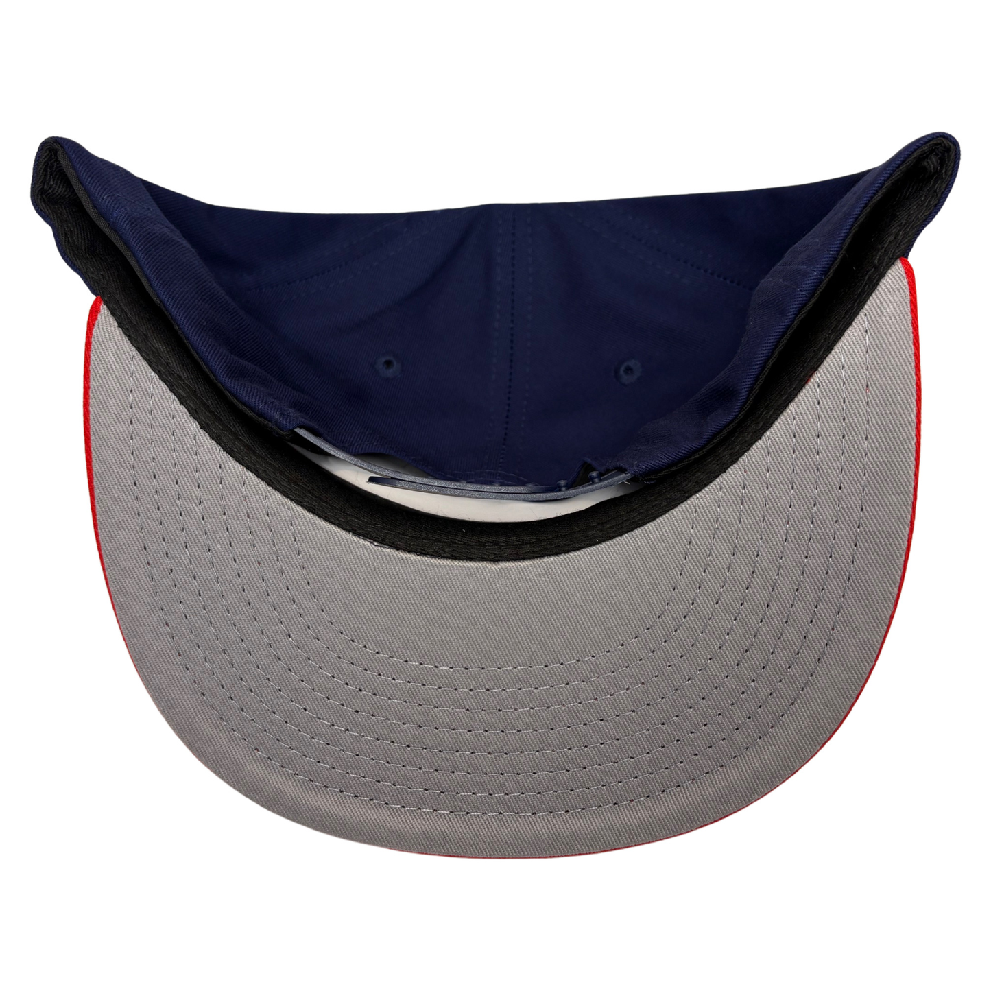 Houston Roughnecks Script Snapback Hat - One Size Fits Most / Navy - Hats