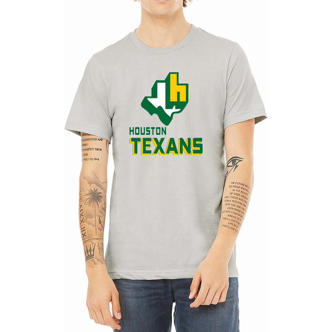 Houston WFL Texans T-Shirt gray Royal Retros