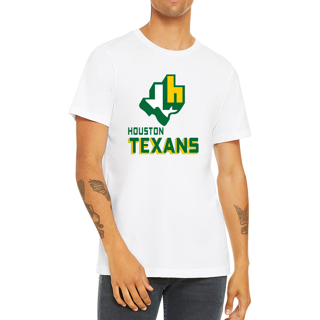 Houston WFL Texans T-Shirt white Royal Retros