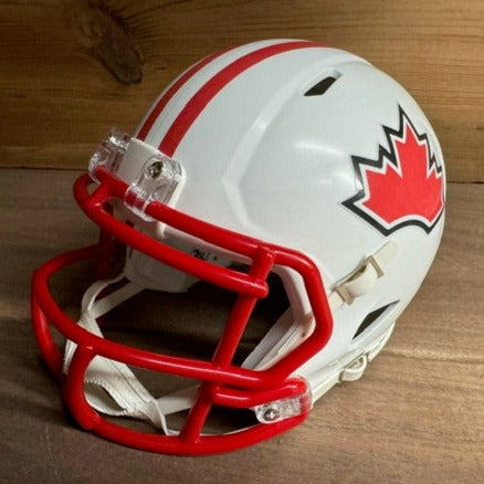 Football Canada Mini Helmet - White - American Football Helmets