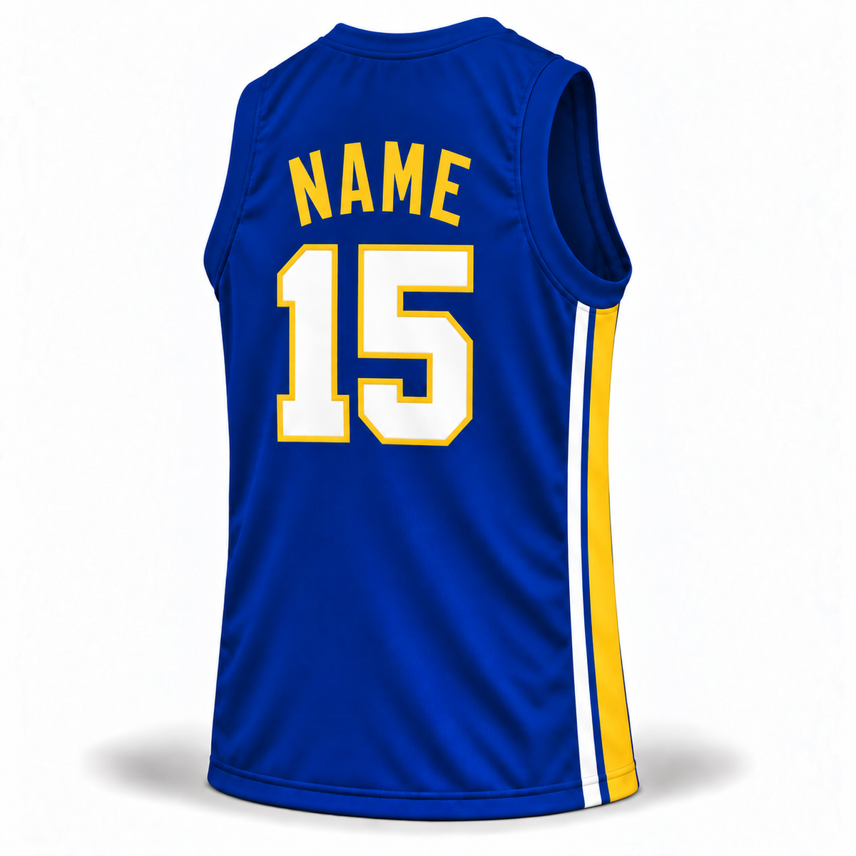 Indiana ABA Jersey 1974–76 Blue script back, NAME and number 15