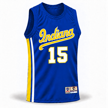 Indiana ABA Jersey 1974–76 Blue script front, number 15