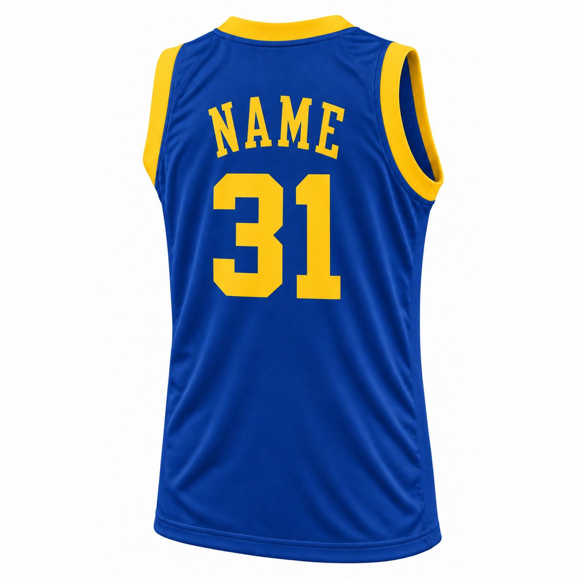 Indiana ABA Jersey royal blue back mockup — #31