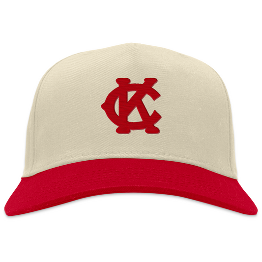 NLB Monarchs Snapback Hat - Red /Natural / One Size - Hats