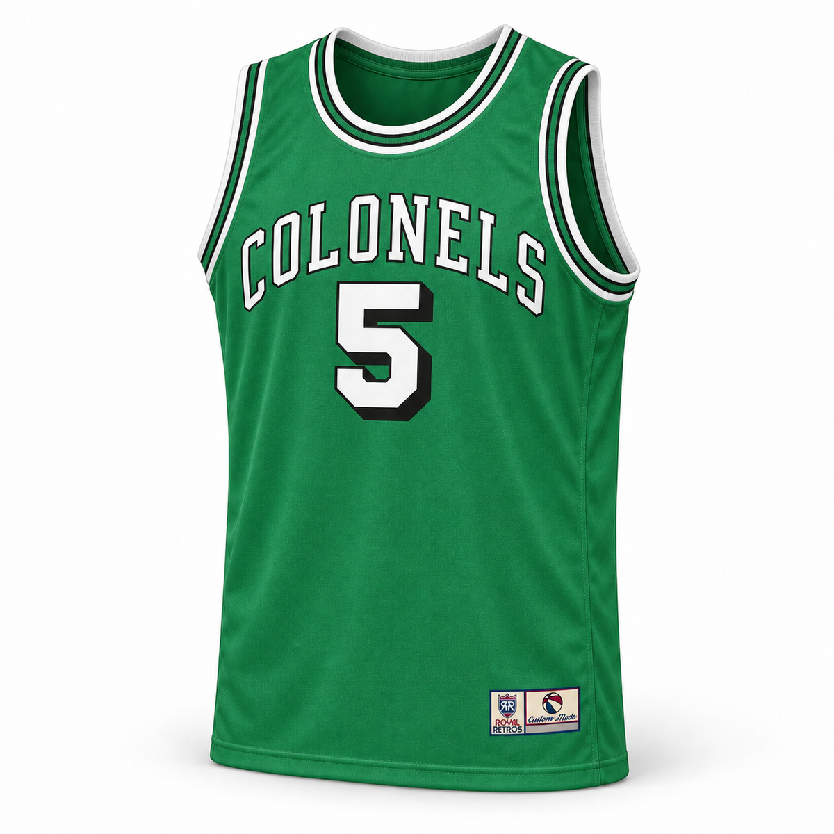 1967 Kentucky Colonels Kelly green jersey front, number 5