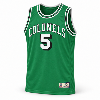 1967 Kentucky Colonels Kelly green jersey front, number 5