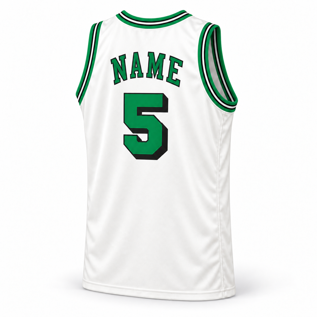 1967 Kentucky Colonels white jersey back, NAME and number 5