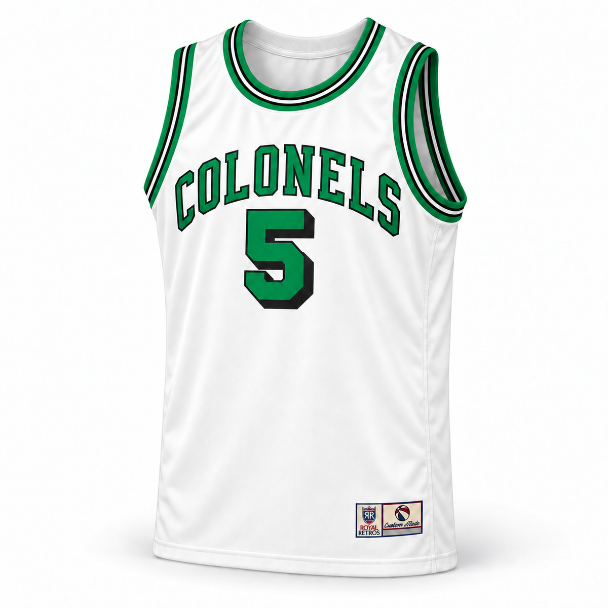 1967 Kentucky Colonels white jersey front, number 5