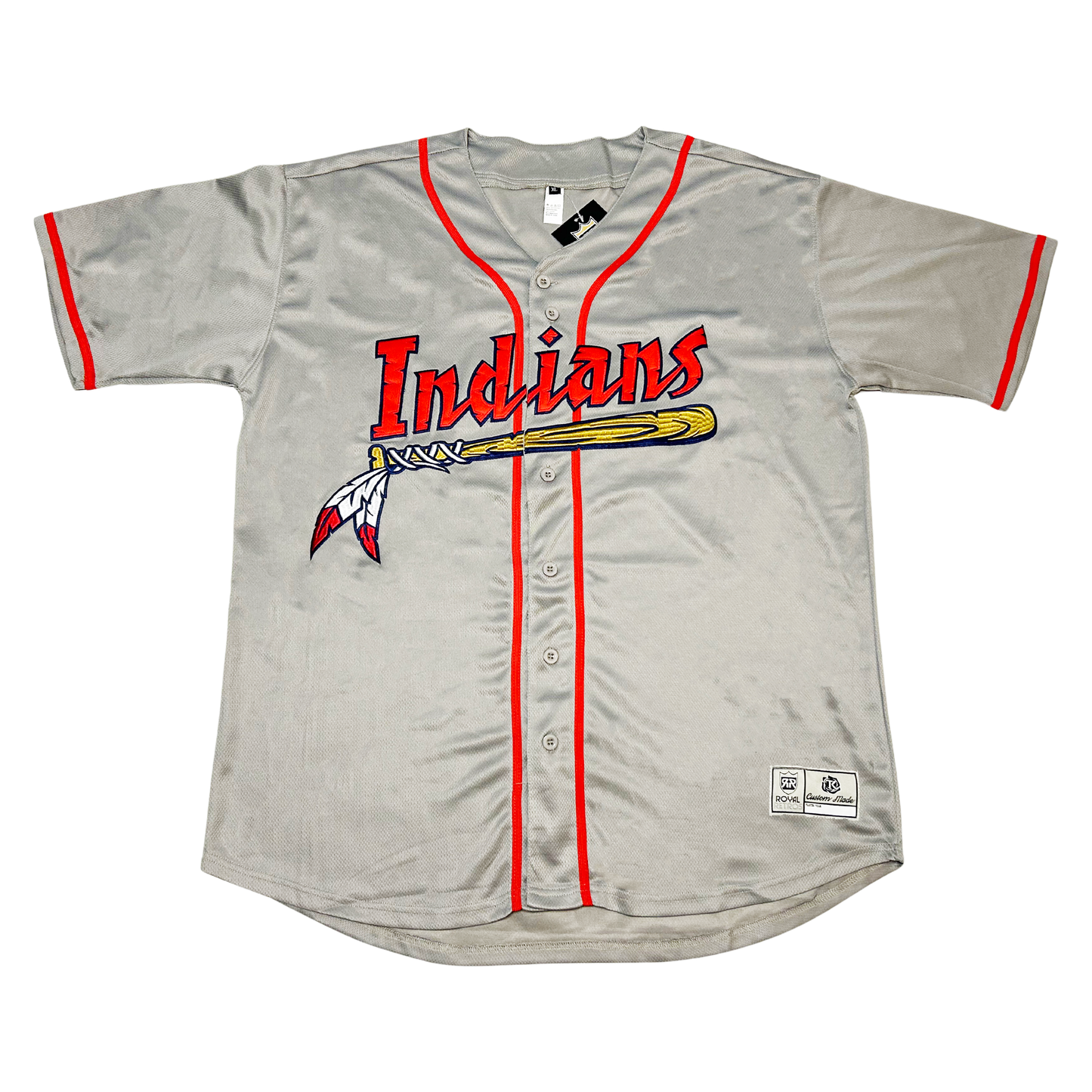 Kinston Indians Jersey - Small / Gray - Jerseys