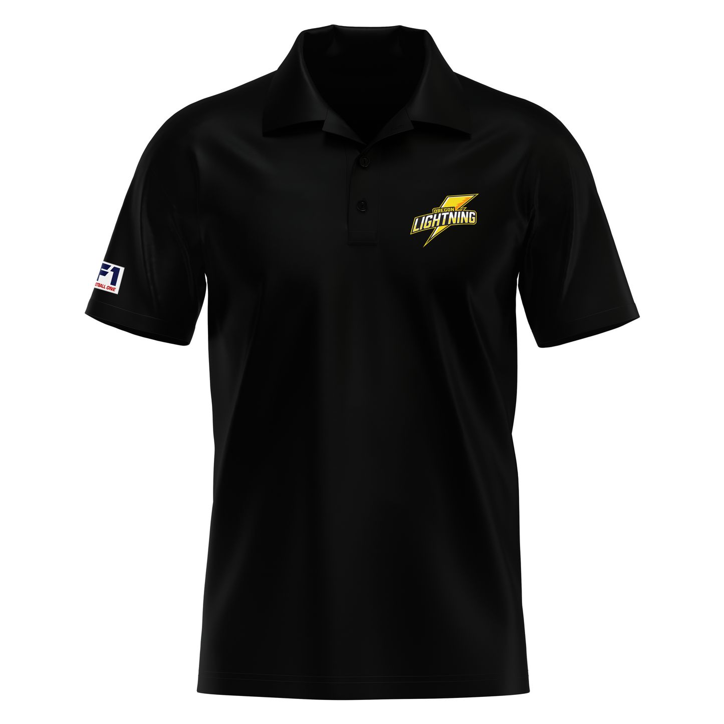 Oregon Lightning Polo - Black / S - Polos