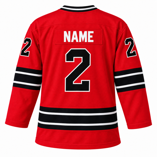 Los Angeles Sharks custom jersey red back, NAME and number 2