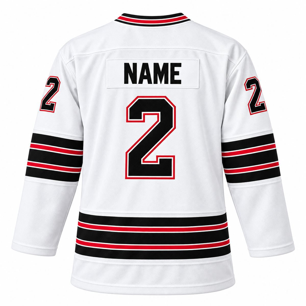 Los Angeles Sharks custom jersey white back, NAME and number 2