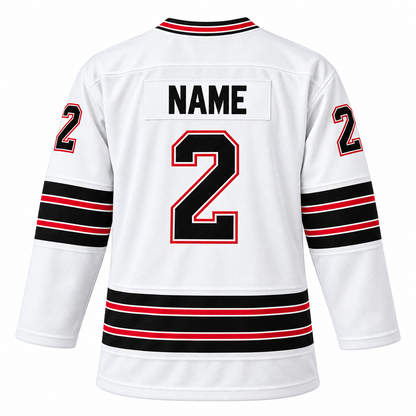 Los Angeles Sharks custom jersey white back, NAME and number 2