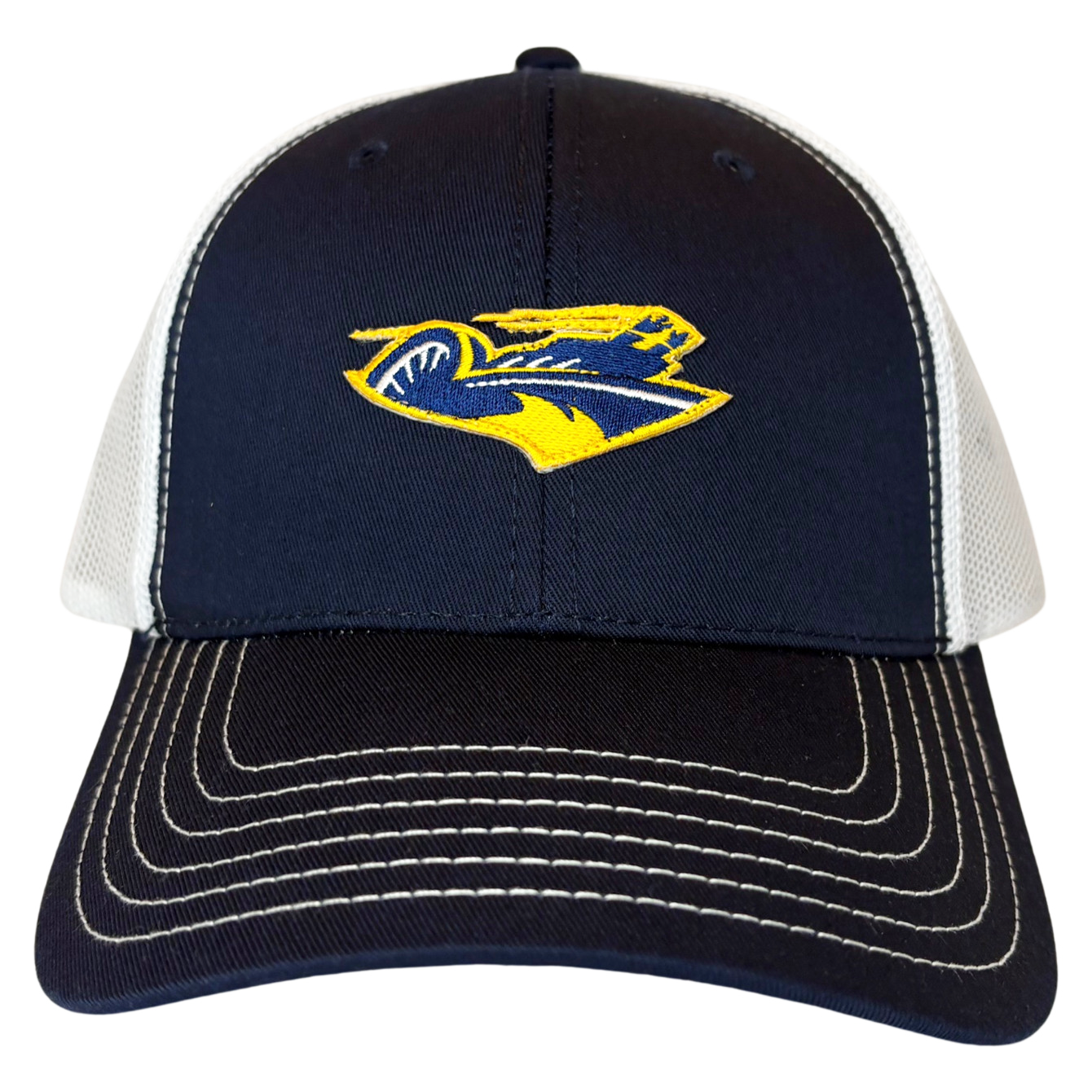 Memphis Showboats Trucker Hat - Navy/Navy/White / One Size - Hats