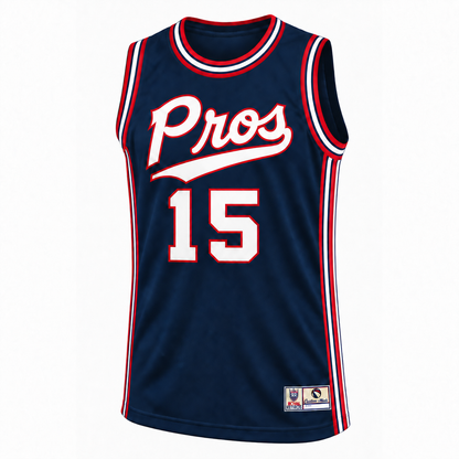Memphis Pros navy jersey front