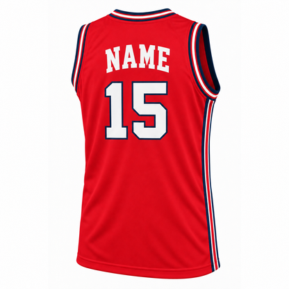 Memphis Pros red jersey back