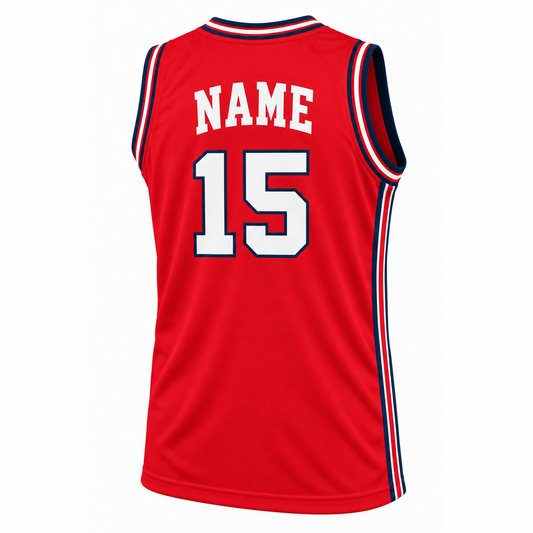Memphis Pros red jersey back