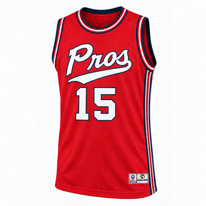 Memphis Pros red jersey front