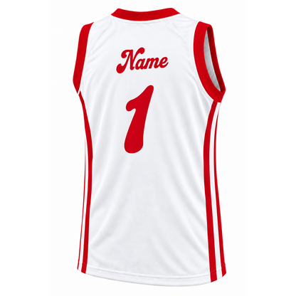 Memphis Sounds Jersey white back mockup — standard square