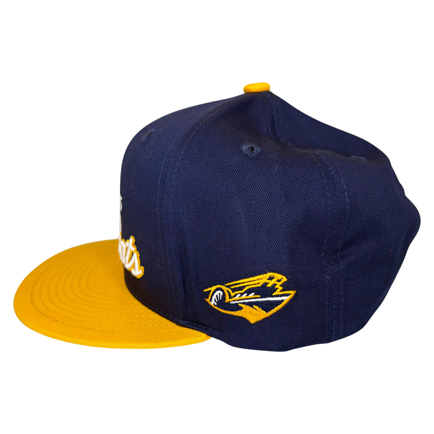 Memphis Showboats Script Snapback Hat - One Size Fits Most / Navy - Hats