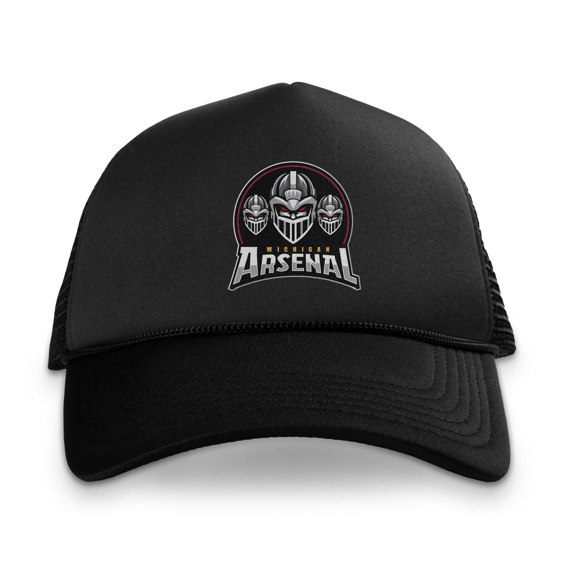 Michigan Arsenal Foam Trucker Hat - Black / One Size - Hats