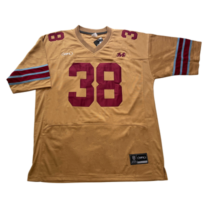 Michigan Panthers Hunting Season UFL Jersey - Small / Gold - Jerseys