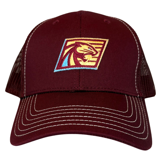 Michigan Panthers Trucker Hat - Maroon / One Size - Hats