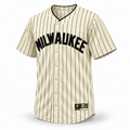 Milwaukee Bears NLB Jersey - Cream
