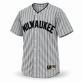 Milwaukee Bears NLB Jersey - Gray