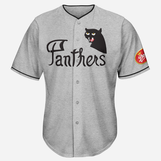 Montreal Black Panthers NLB Jersey - Small / Gray - Jerseys