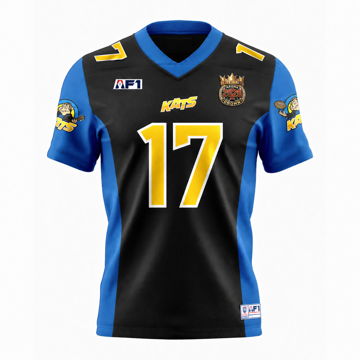 Nashville Kats Arena Crown AF1 Jersey